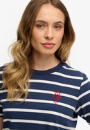 Heritage Hamptons Stripe T-Shirt - Navy