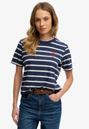 Heritage Hamptons Stripe T-Shirt - Navy