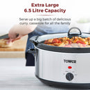 6.5L Stainless Steel Slow Cooker