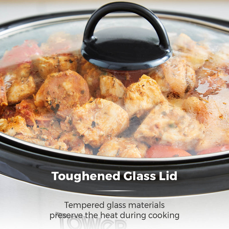 6.5L Stainless Steel Slow Cooker