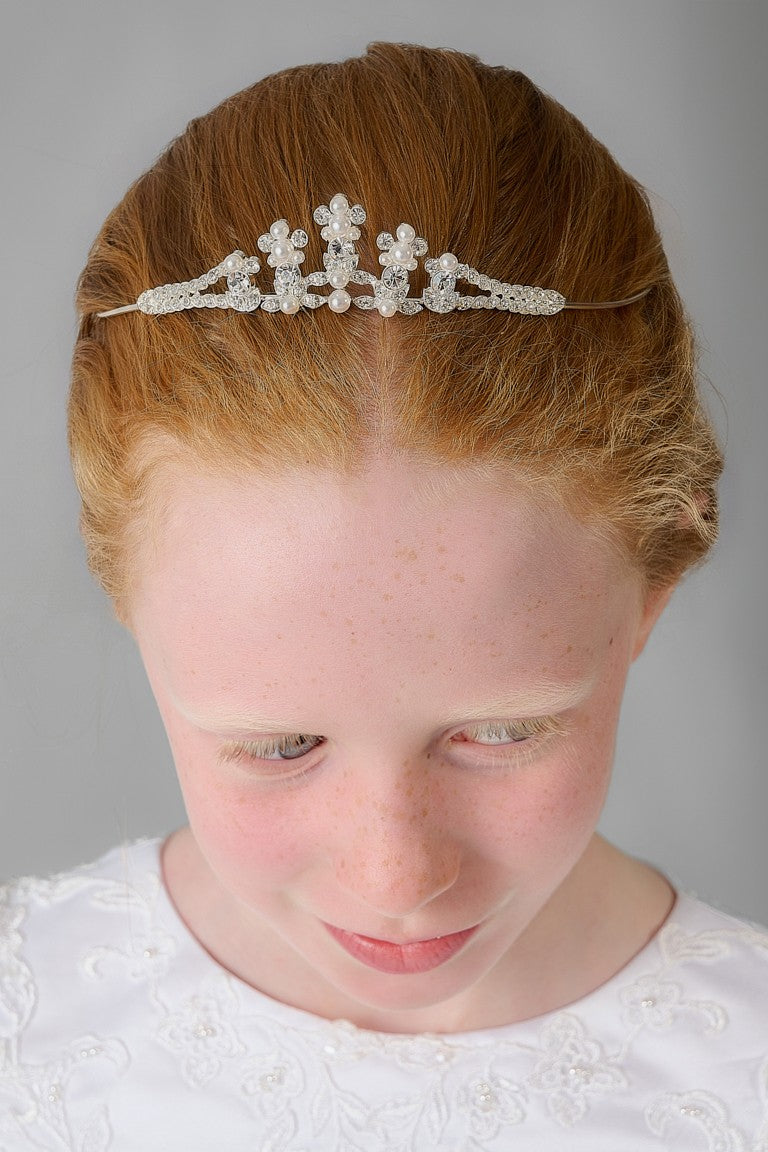 Pearls Tiara - Silver