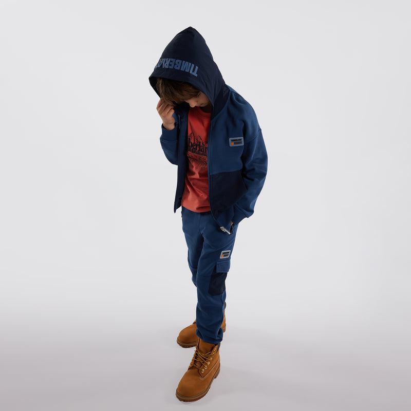 Hooded Cardigan - Dark Denim