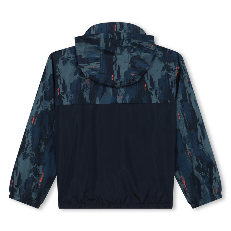 Hooded Windbreaker - Dark Denim