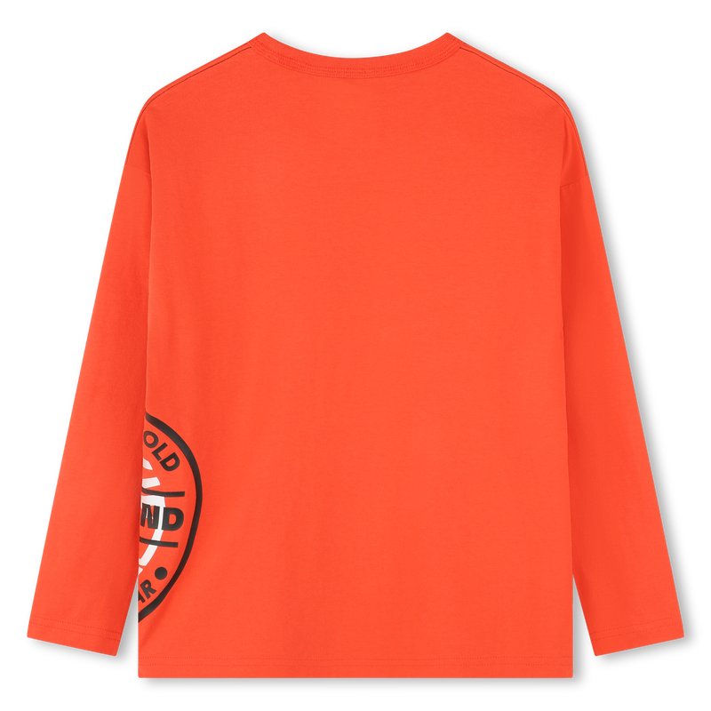 Front Print Long Sleeve Tee - Tangello