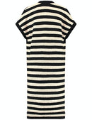 Urban Traveller Stripe Cardigan - Black/light Sand Stripe