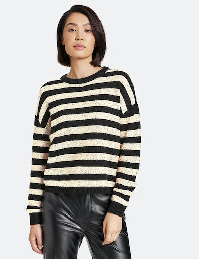 Urban Traveller Stripe T-Shirt - Black/light Sand Stripe