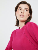 Urban Traveller Round Neck Jumper - Luminous Pink