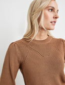 Urban Traveller Round Neck Jumper - Warm Maroon