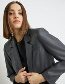 The Glam Edit Blazer - Shadow