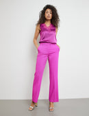 The New Boho Edit Trouser - Fuchsia
