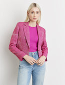 The New Boho Edit Blazer - Fuchsia