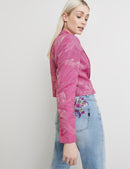 The New Boho Edit Blazer - Fuchsia