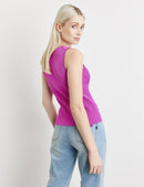 The New Boho Edit Sleeveless Top - Fuchsia