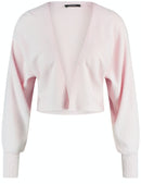 The Glam Edit Open Cardigan - Soft Powder