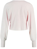 The Glam Edit Open Cardigan - Soft Powder