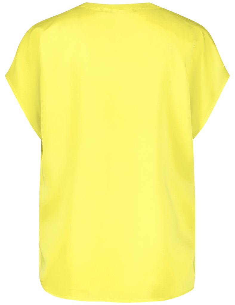 The New Boho Short Sleeve Blouse - Fresh Lemon