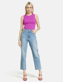 The New Boho Edit Cropped Jeans - Light Blue