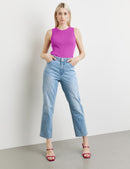 The New Boho Edit Cropped Jeans - Light Blue