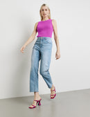 The New Boho Edit Cropped Jeans - Light Blue