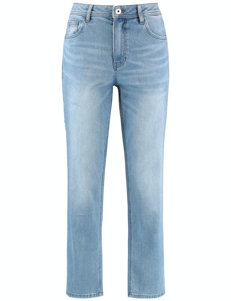 The New Boho Edit Cropped Jeans - Light Blue