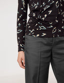 Saphire & Gold T-Shirt - Black Pattern