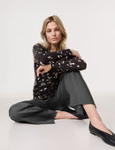 Saphire & Gold T-Shirt - Black Pattern