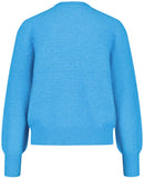 Saphire & Gold Plain Jumper - New Peacock Melange