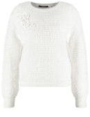 Diamonds & Jade Jumper - Off White
