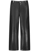 Blue Jasmine Crop Trousers - Black