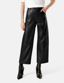 Blue Jasmine Crop Trousers - Black