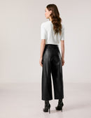 Blue Jasmine Crop Trousers - Black
