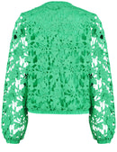 Great Hopes Mesh Jacket - Chanel Green
