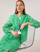 Great Hopes Mesh Jacket - Chanel Green