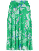 Great Hopes Print Skirt - Chanel Green