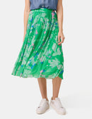 Great Hopes Print Skirt - Chanel Green