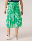 Great Hopes Print Skirt - Chanel Green