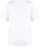 Great Hopes Front Print T-Shirt - Chanel Green