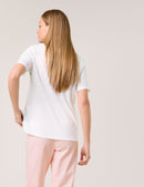 Great Hopes Front Print T-Shirt - Chanel Green