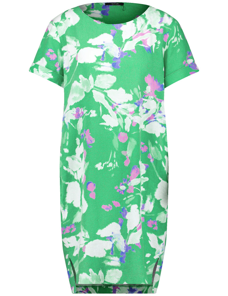 Great Hopes Print Dress - Chanel Green