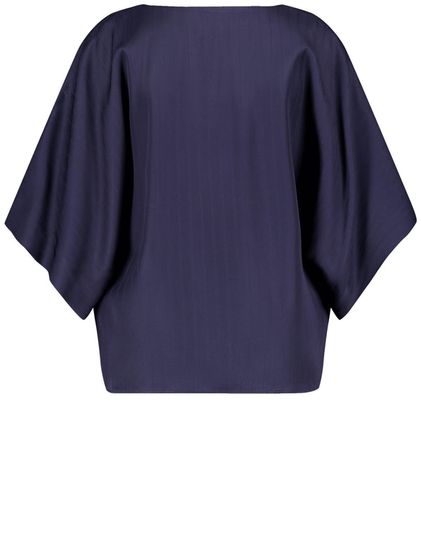 The Big Blue Plain Blouse - New Navy