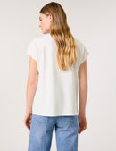 Blue Jasmine Short Sleeve T-Shirt - Off White