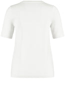 Great Hopes Short Sleeve Jumper - Off White