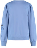 Soho Girl Sweatshirt - Steel Blue Print