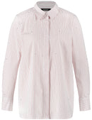 Parisian Vibes Blouse - White Stripe
