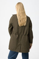 Babur Long Jacket - Patina Green