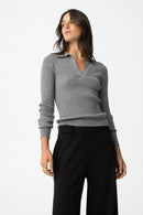 Mix and Match T Sweater - Steel Grey