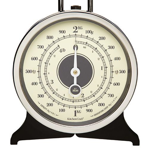 Classic Collection Mechanical Kitchen Scale Black