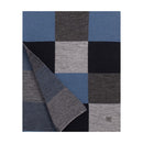 Franko Knit Block Scarf - Anthracite