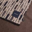 Jacovanni Stripe Scarf - Brown