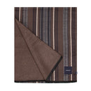 Julius Stripe Scarf - Brown